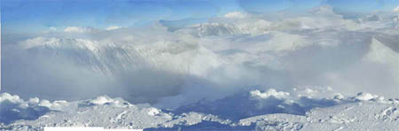 Snowdon in Snow